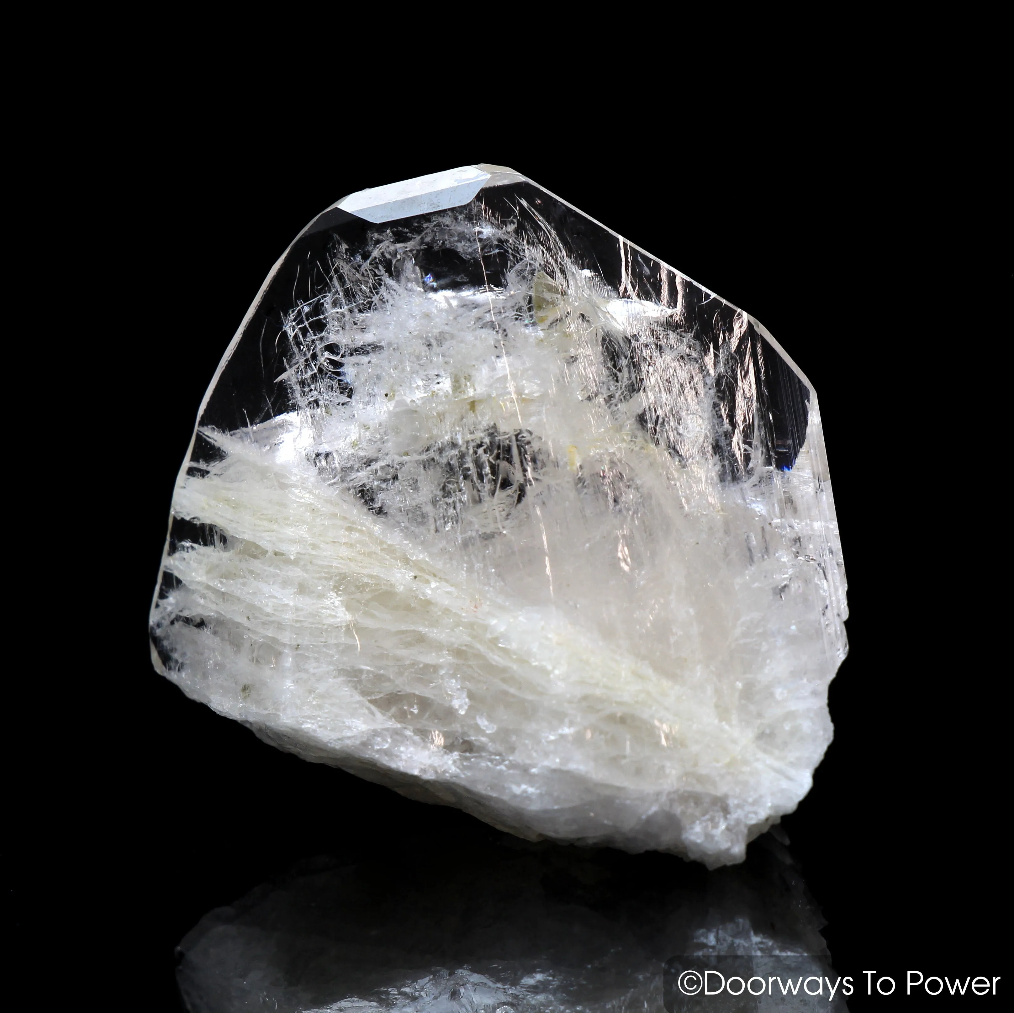 Danburite Gemstone Crystal Specimen & Synergy 12 Stone w/ Druzy Crystals