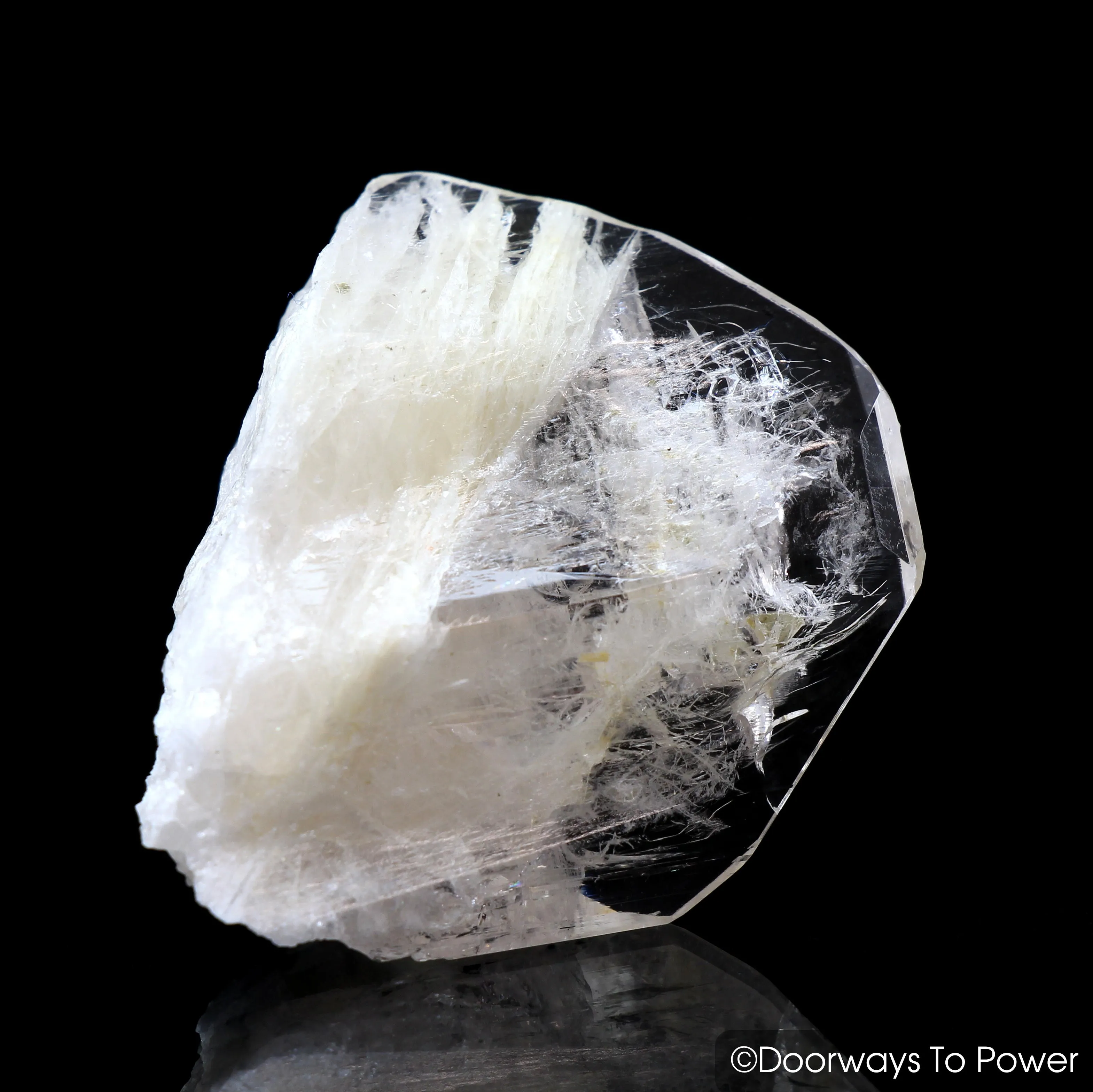 Danburite Gemstone Crystal Specimen & Synergy 12 Stone w/ Druzy Crystals