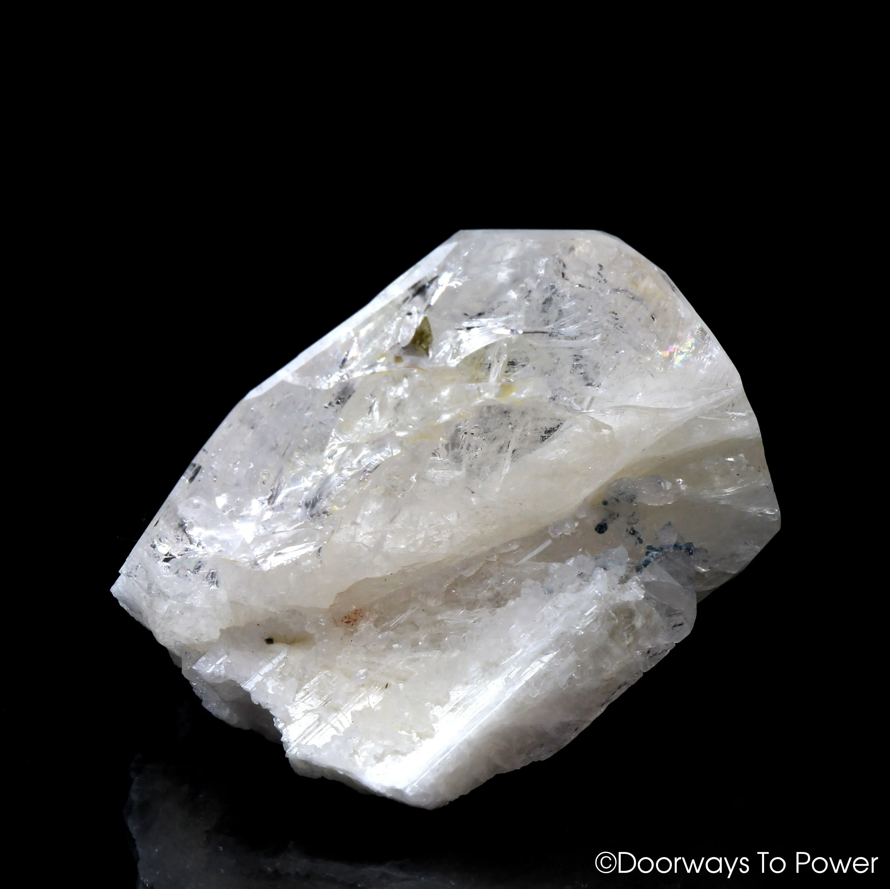 Danburite Gemstone Crystal Specimen & Synergy 12 Stone w/ Druzy Crystals