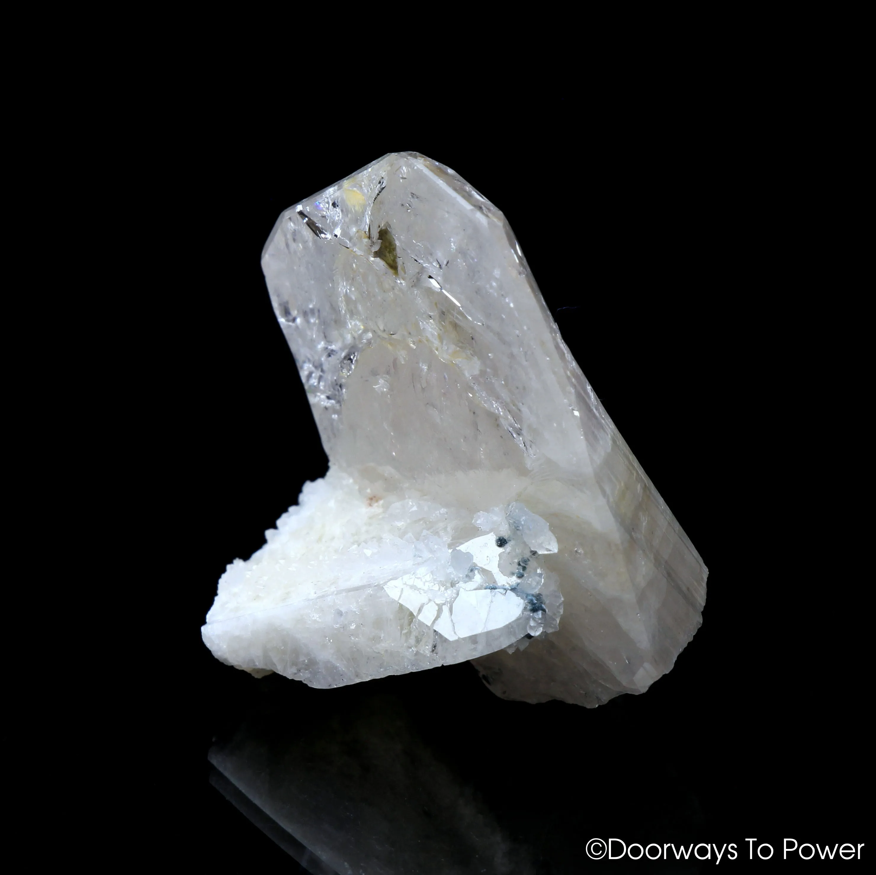 Danburite Gemstone Crystal Specimen & Synergy 12 Stone w/ Druzy Crystals