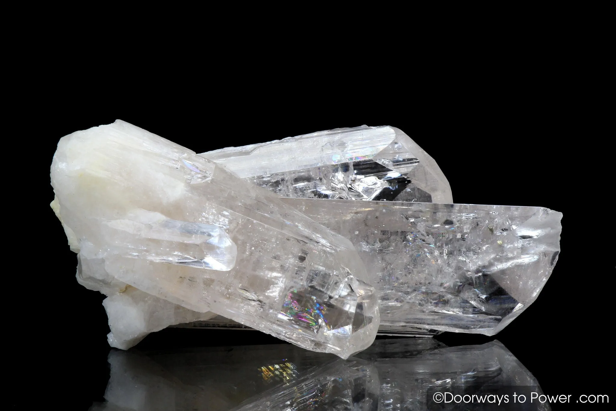 Danburite Synergy 12 Tantric Twin Manifestation Crystal "Angelic Spirit"