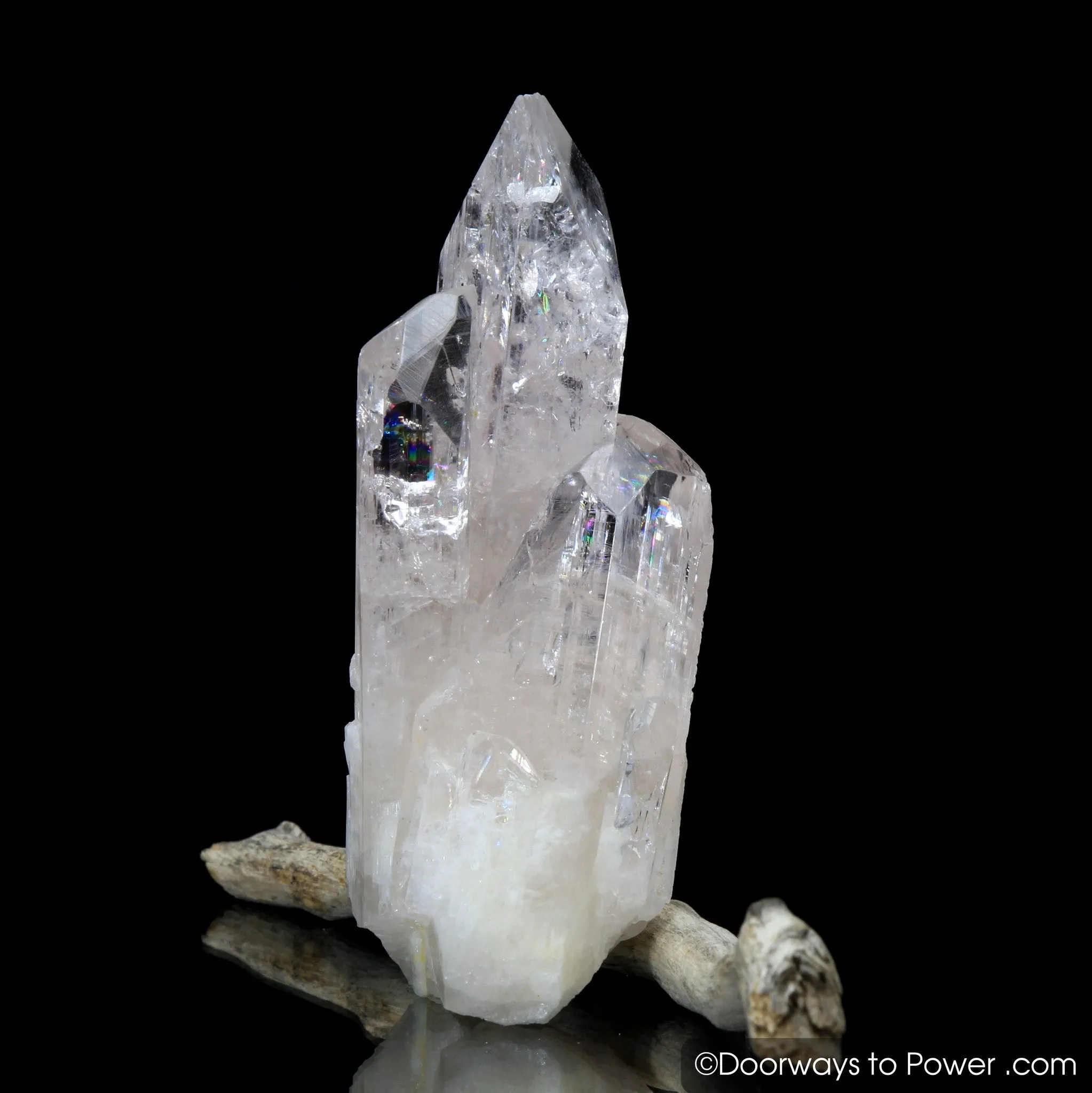 Danburite Synergy 12 Tantric Twin Manifestation Crystal "Angelic Spirit"