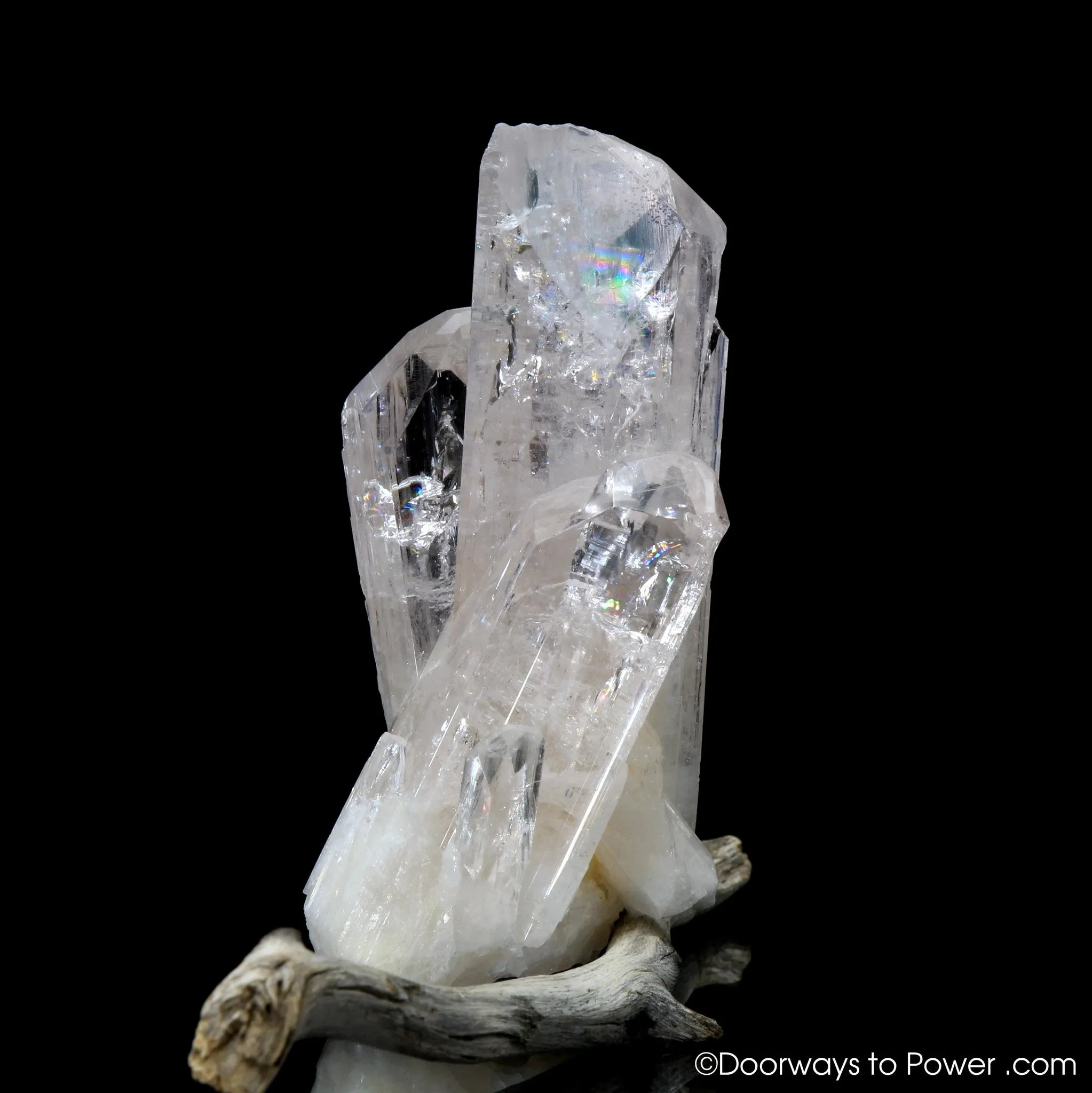 Danburite Synergy 12 Tantric Twin Manifestation Crystal "Angelic Spirit"