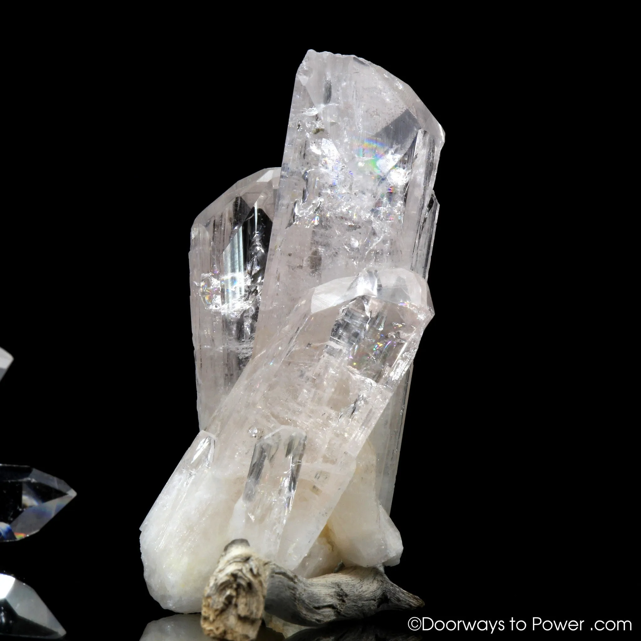 Danburite Synergy 12 Tantric Twin Manifestation Crystal "Angelic Spirit"