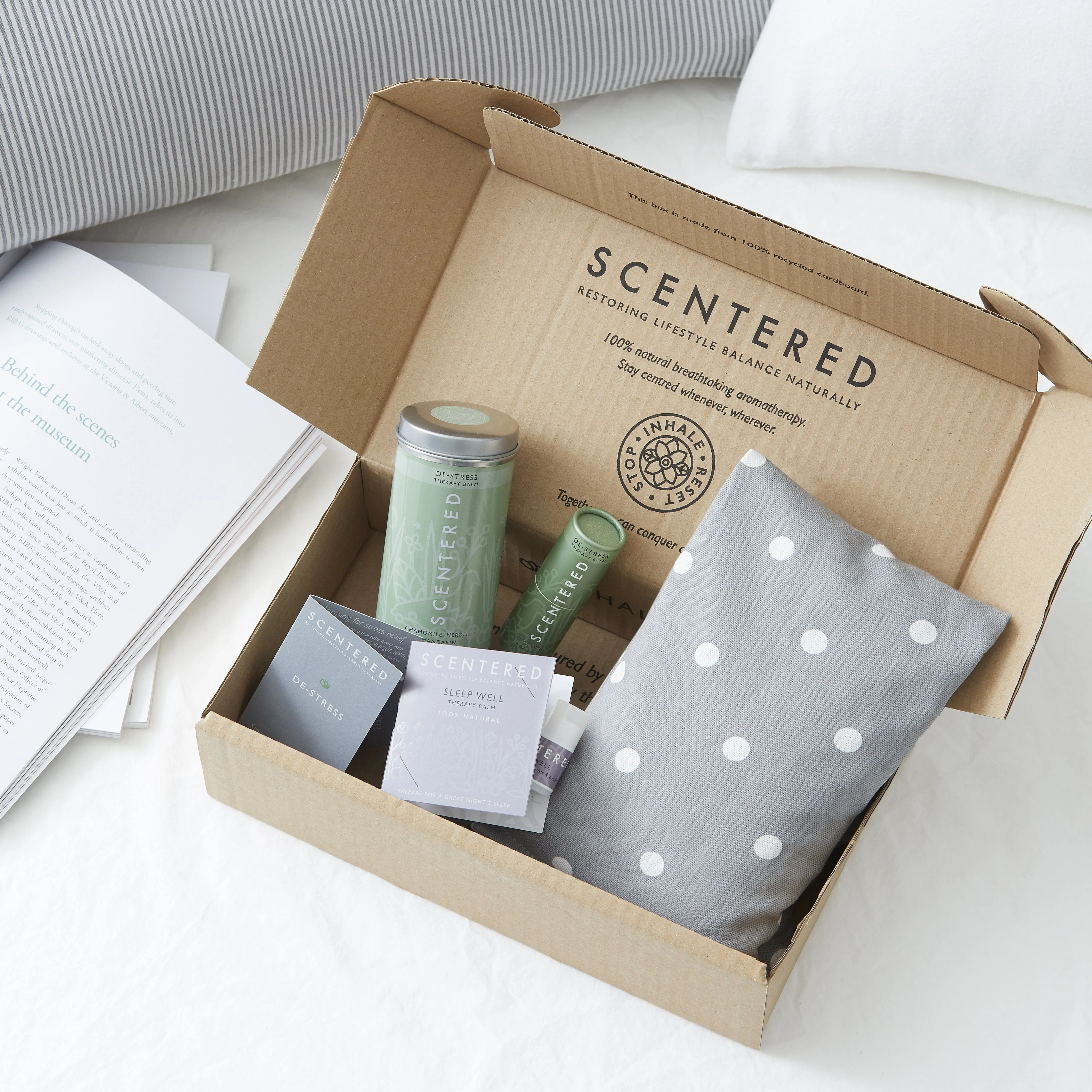 De-stress Relaxation Set by Scentered