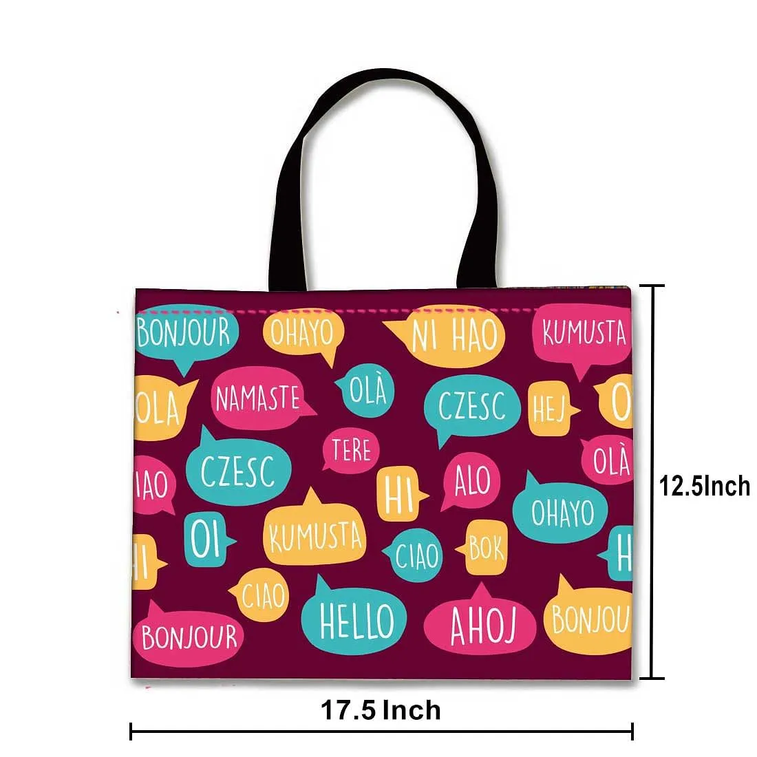 Designer Tote Bag With Zip Beach Gym Travel Bags -  quotes