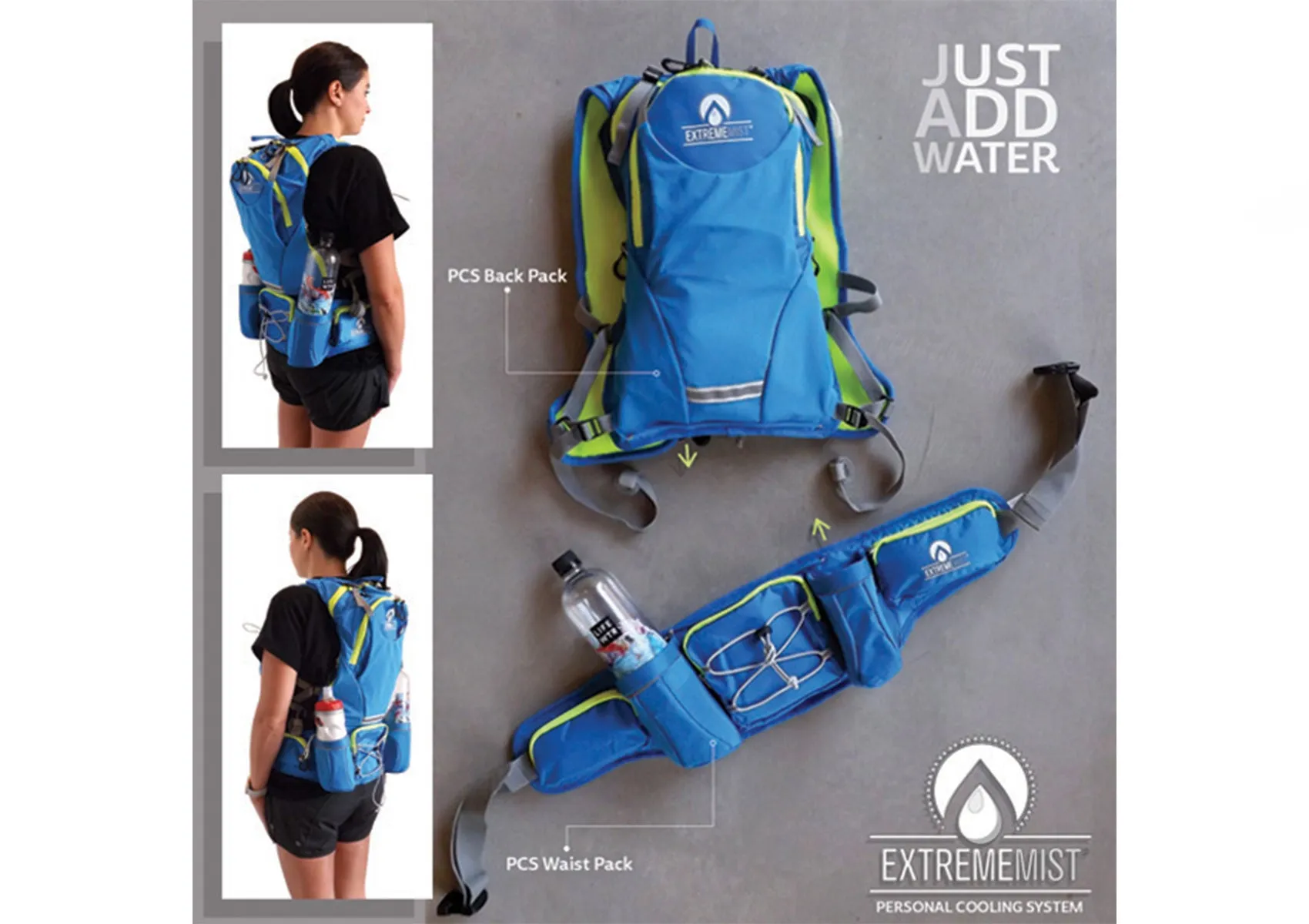 Detachable Dual Holster Hydration Waist Pack