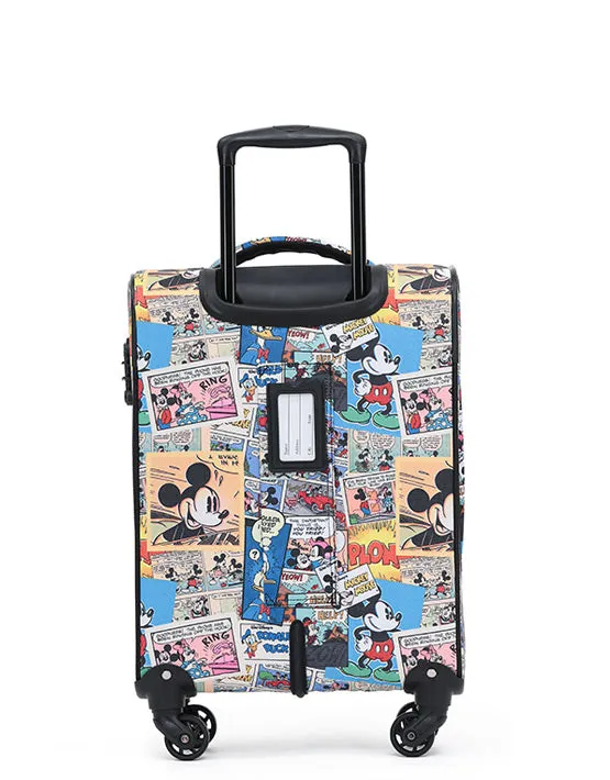 Disney - Comic DIS022 20in 4 wheel Small Soft Suitcase