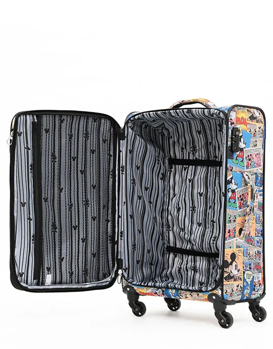 Disney - Comic DIS022 20in 4 wheel Small Soft Suitcase