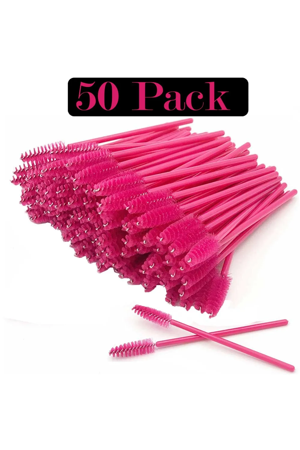 Disposable Eyelash Brush 50 Pack