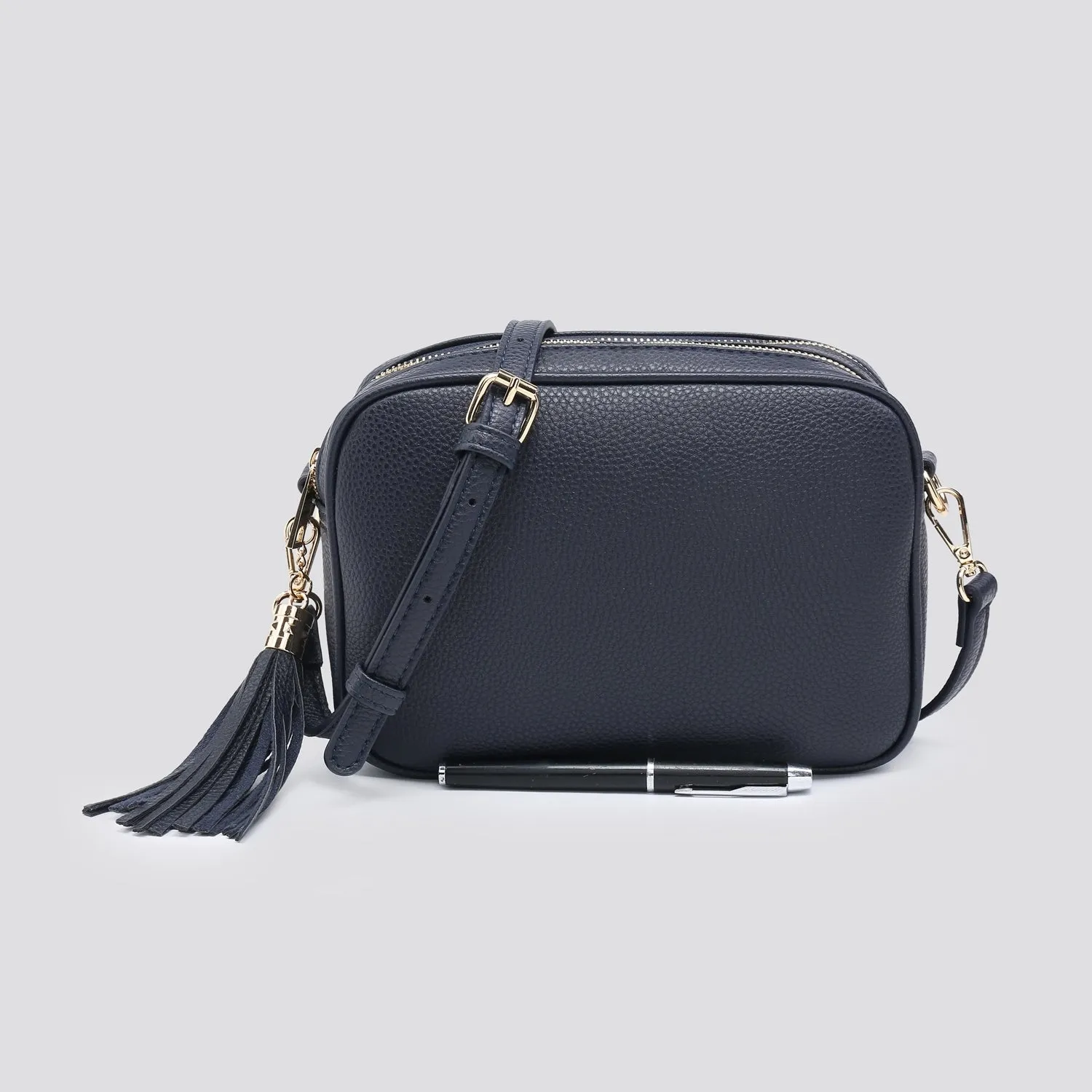 Double Zip Camera Bag - Navy