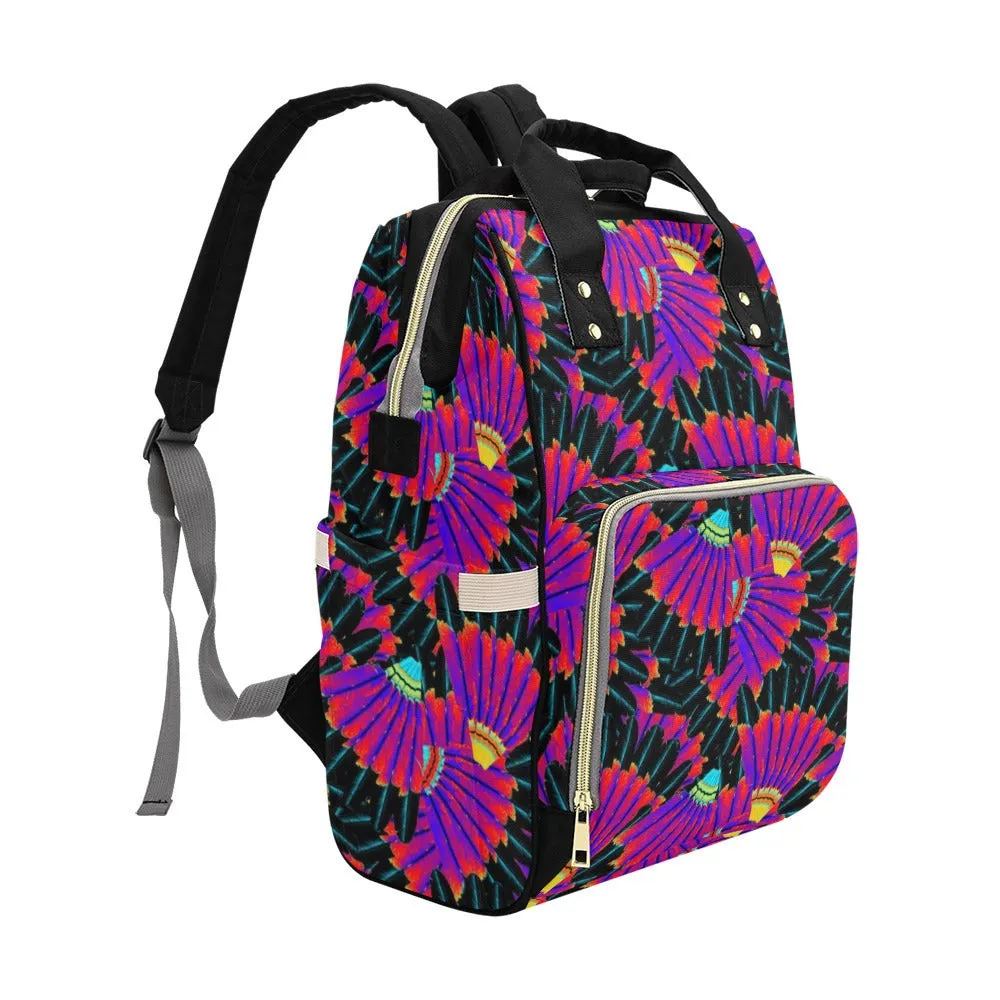 Eagle Feather Remix Multi-Function Diaper Backpack/Diaper Bag