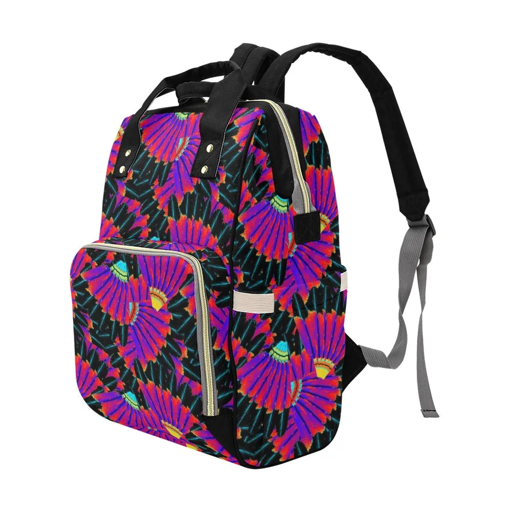 Eagle Feather Remix Multi-Function Diaper Backpack/Diaper Bag