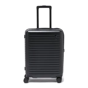 Echolac Celestra 54.5cm Hardcase Non-Expandable 4 Double Wheel Cabin Luggage Trolley Black - PC183 20 WOE Black