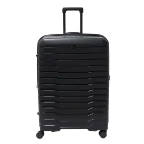 Echolac Lordnorth 77cm Hardcase Expandable 4 Double Wheel Check-In Luggage Trolley Black - PPT008 - 28 BLACK