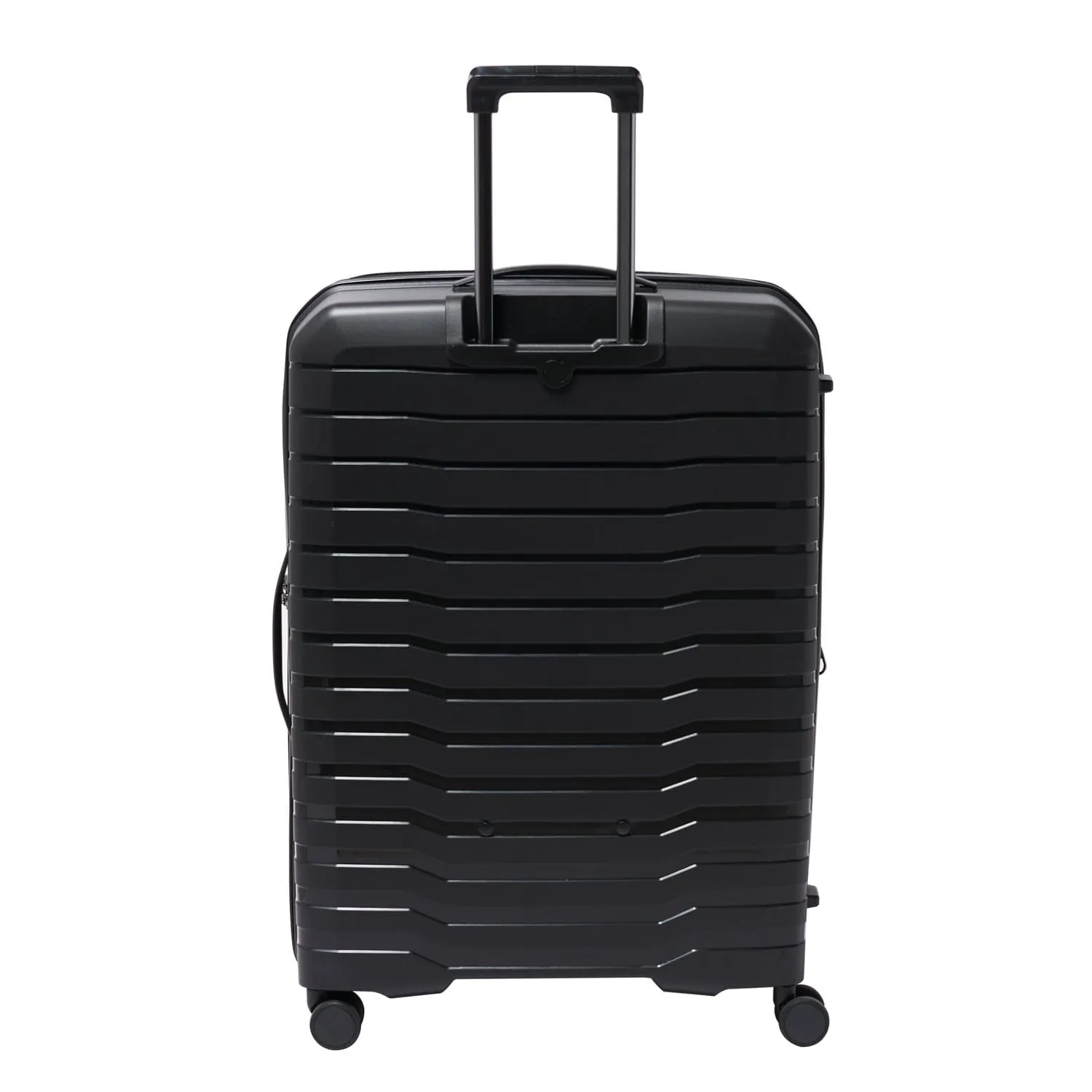 Echolac Lordnorth 77cm Hardcase Expandable 4 Double Wheel Check-In Luggage Trolley Black - PPT008 - 28 BLACK