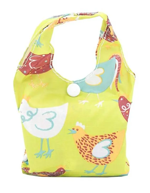 Eco Chic Foldable Shopper Chicken