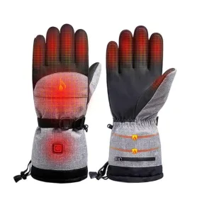 Electric Thermal Gloves with Full Finger Heating for Winter Warmth