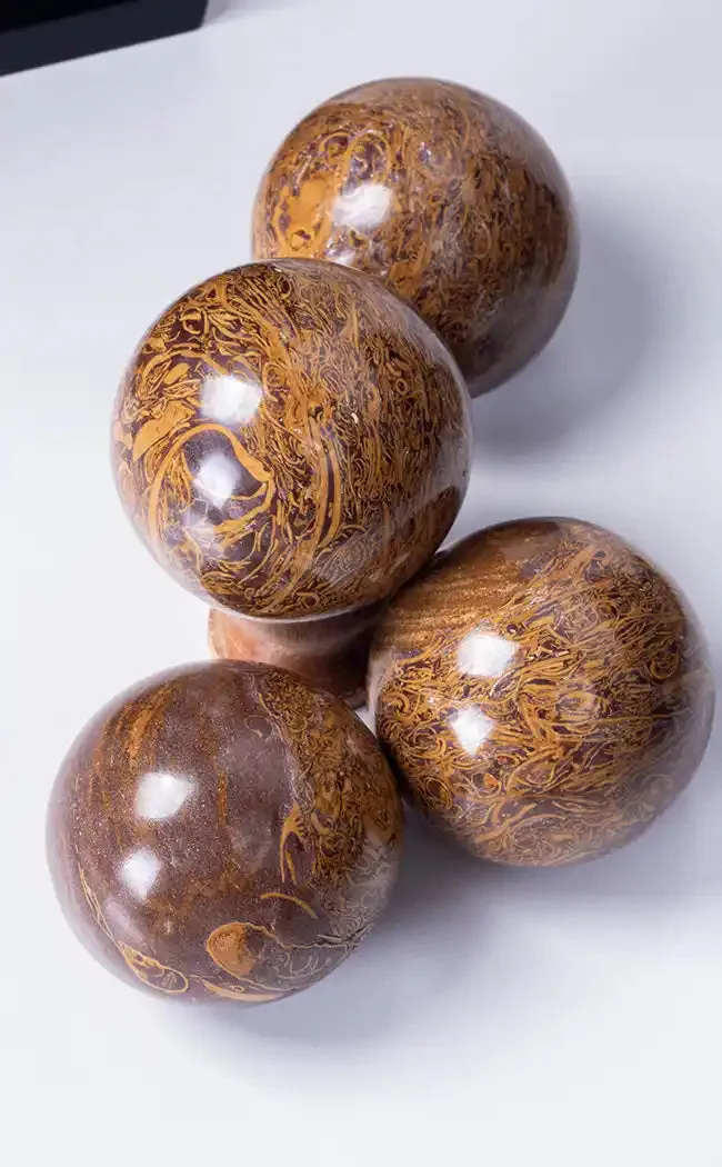 Elephant Skin Jasper | Miriam Stone Spheres