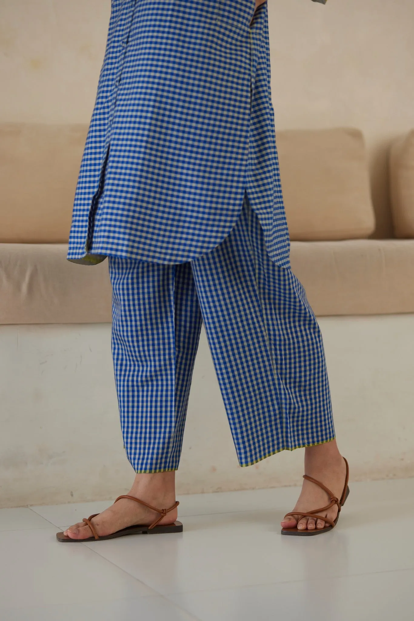 Endless Laughter Blue Kurta Set