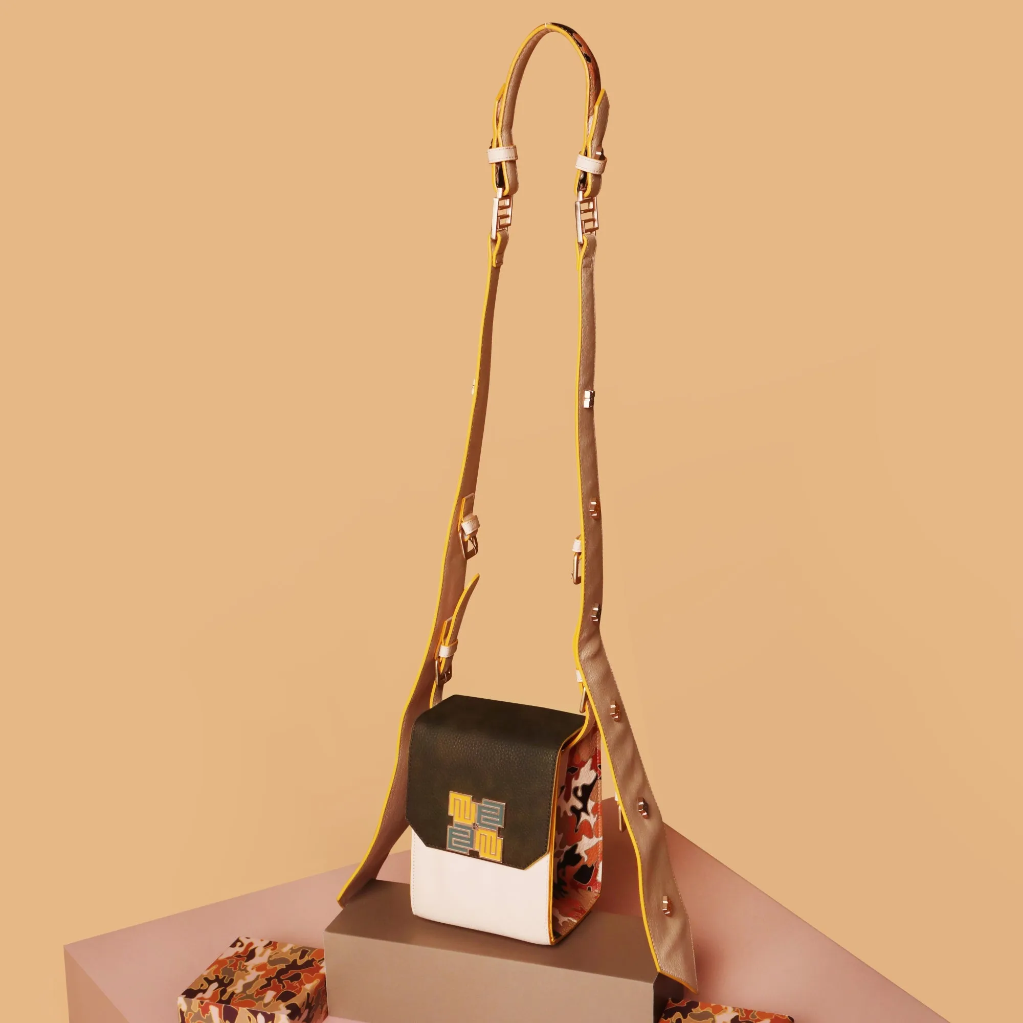 EUME Mocha Satchel Bag