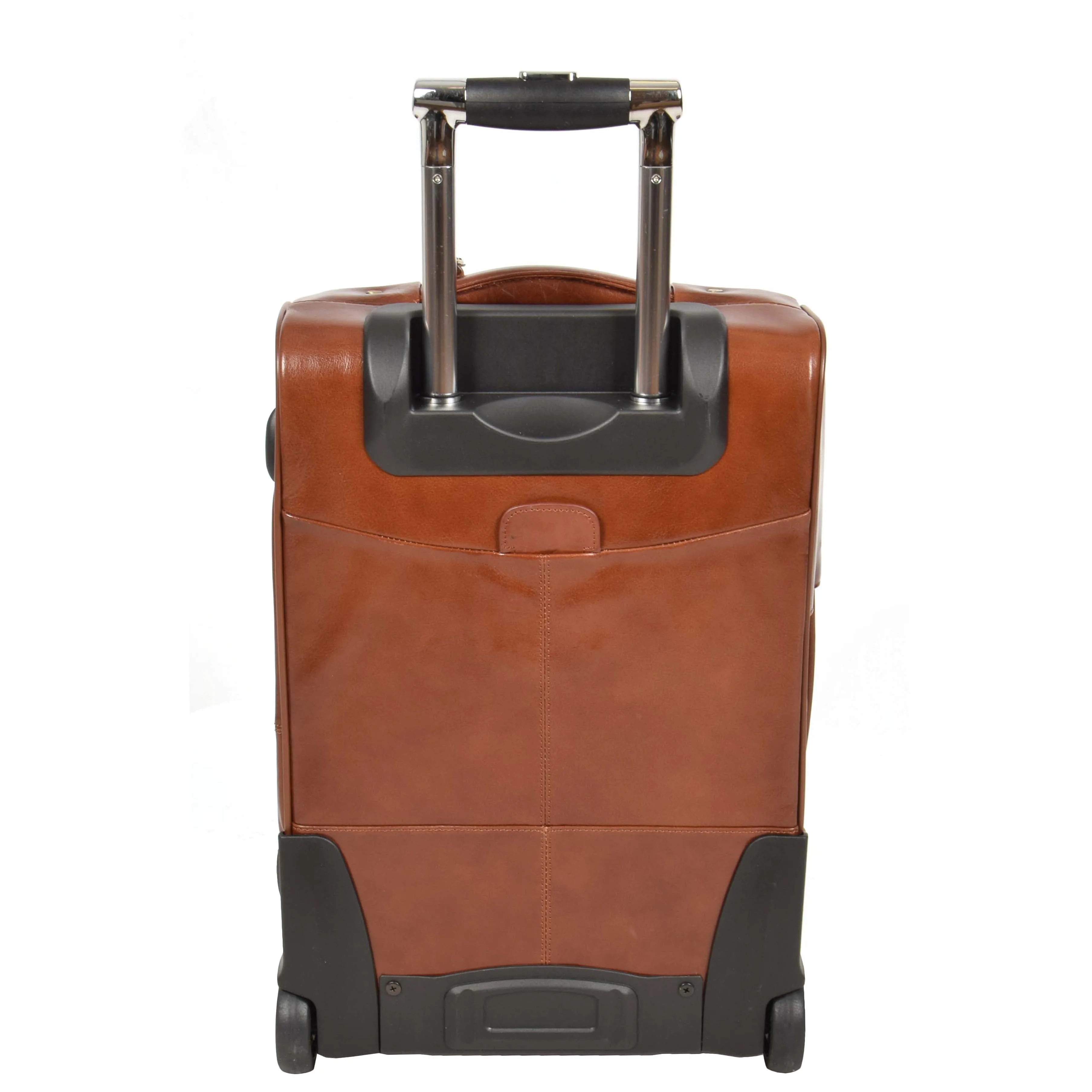 Exclusive Leather Cabin Suitcase Tokyo Chestnut Tan