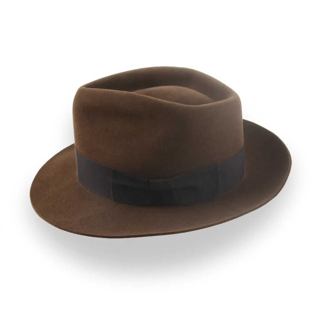 Exclusive Teardrop Crown Fedora for Men | The Capitol