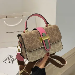 Fashion Print PU Small Handbag