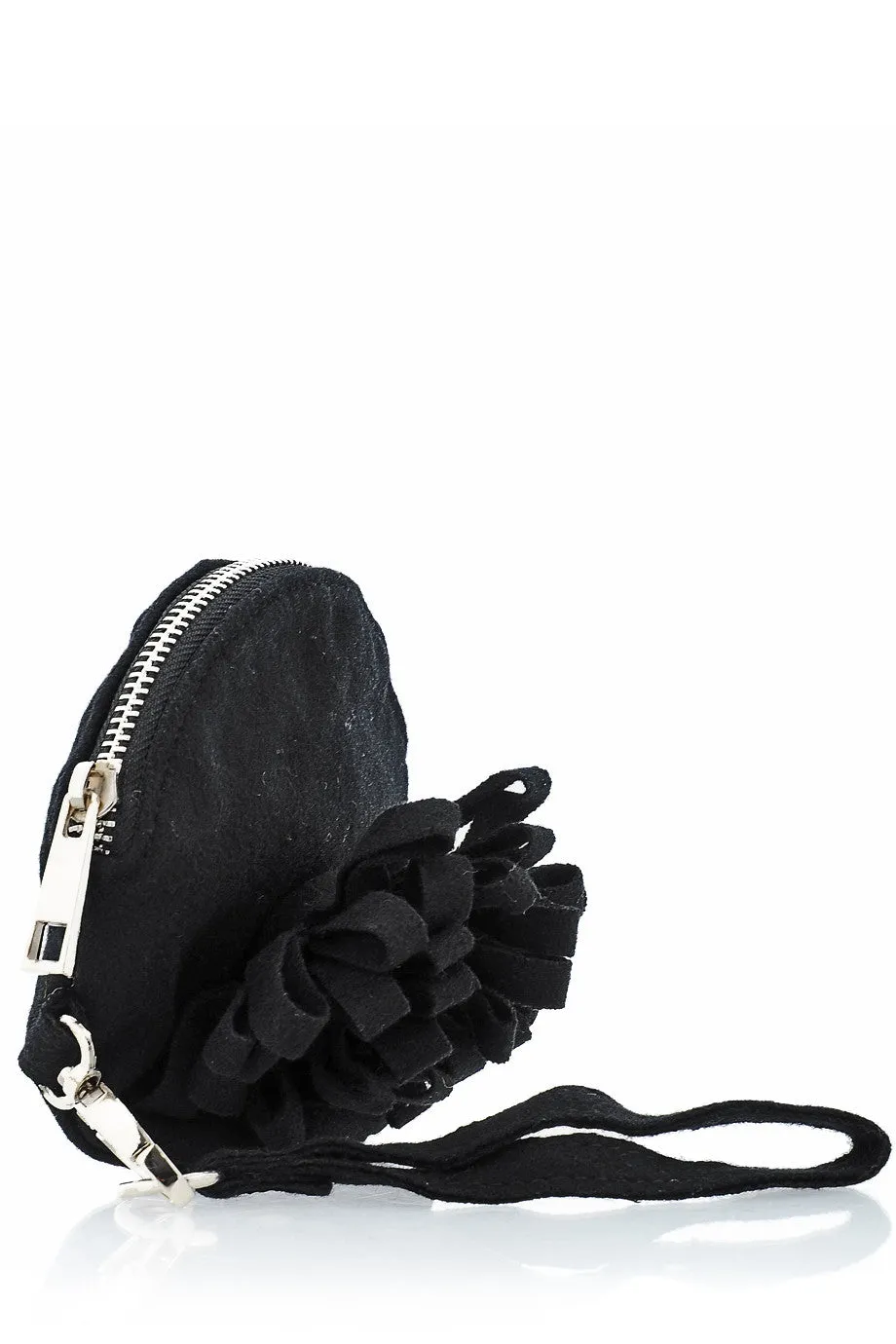 FELICIA Black Keychain Pochette