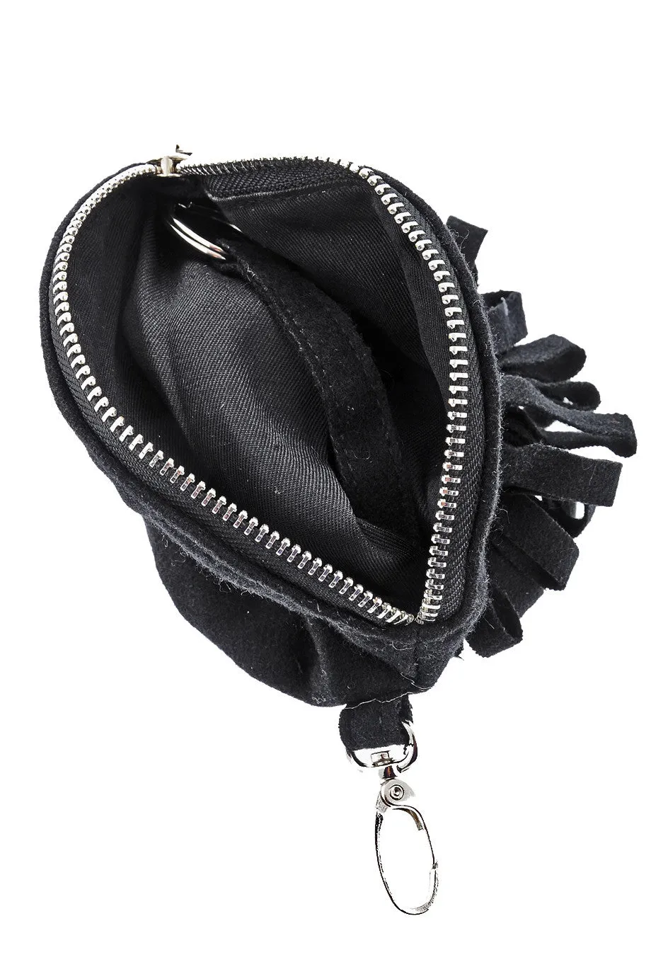 FELICIA Black Keychain Pochette