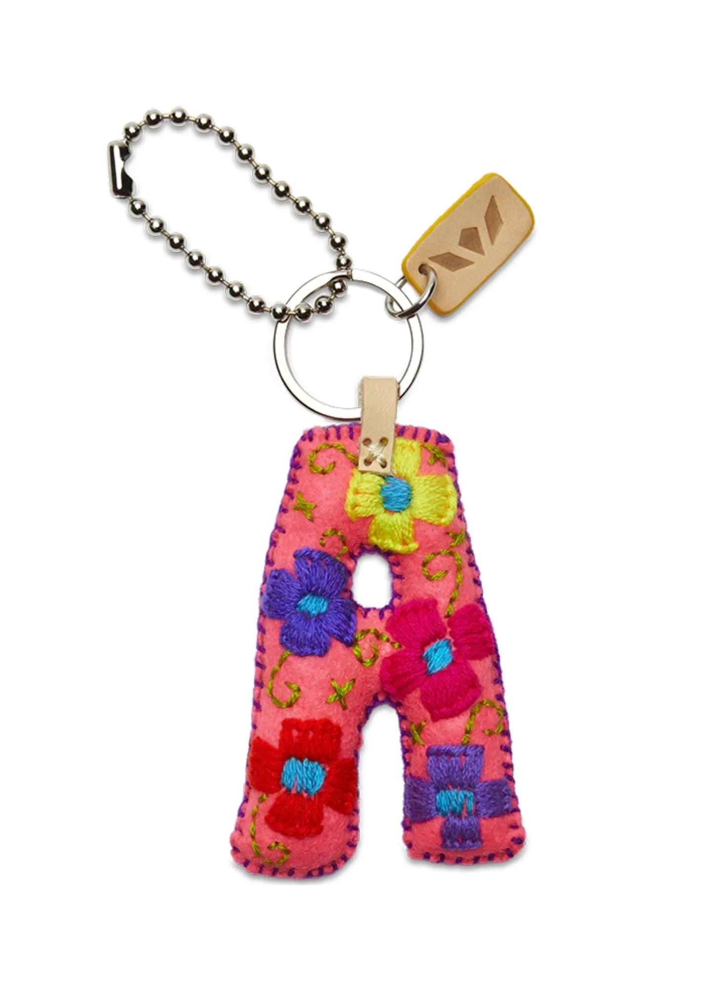 Felt Alphabet Charm by Consuela - Pink