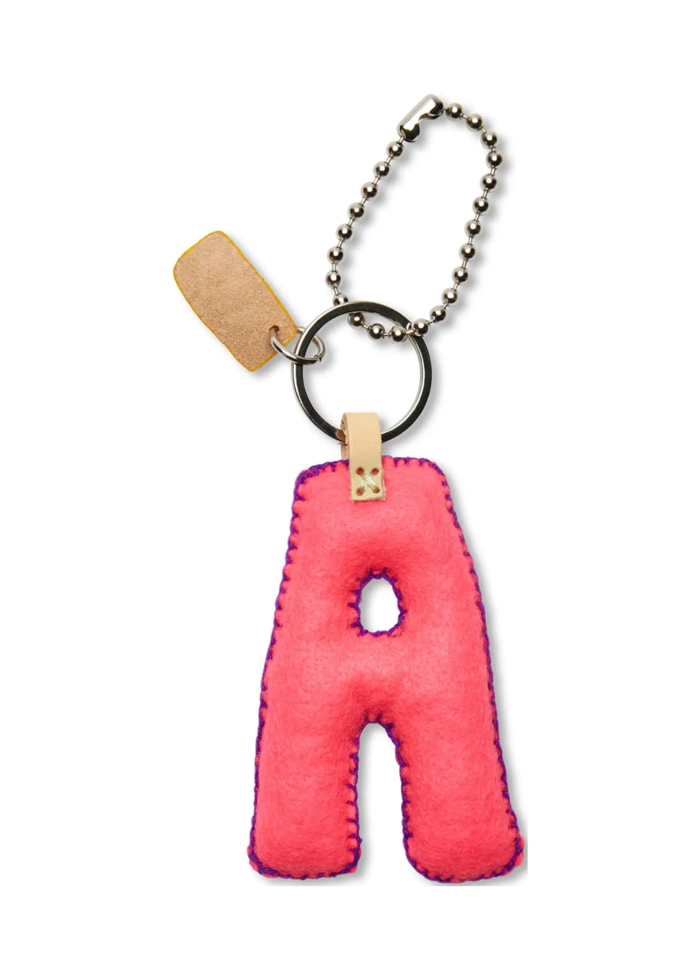 Felt Alphabet Charm by Consuela - Pink