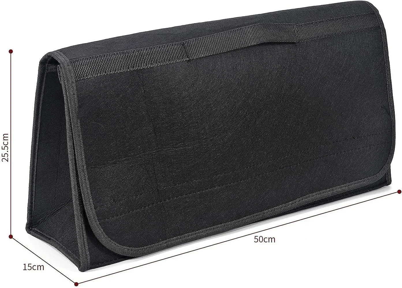 Felt Portable Car Trunk Organizer (Black)