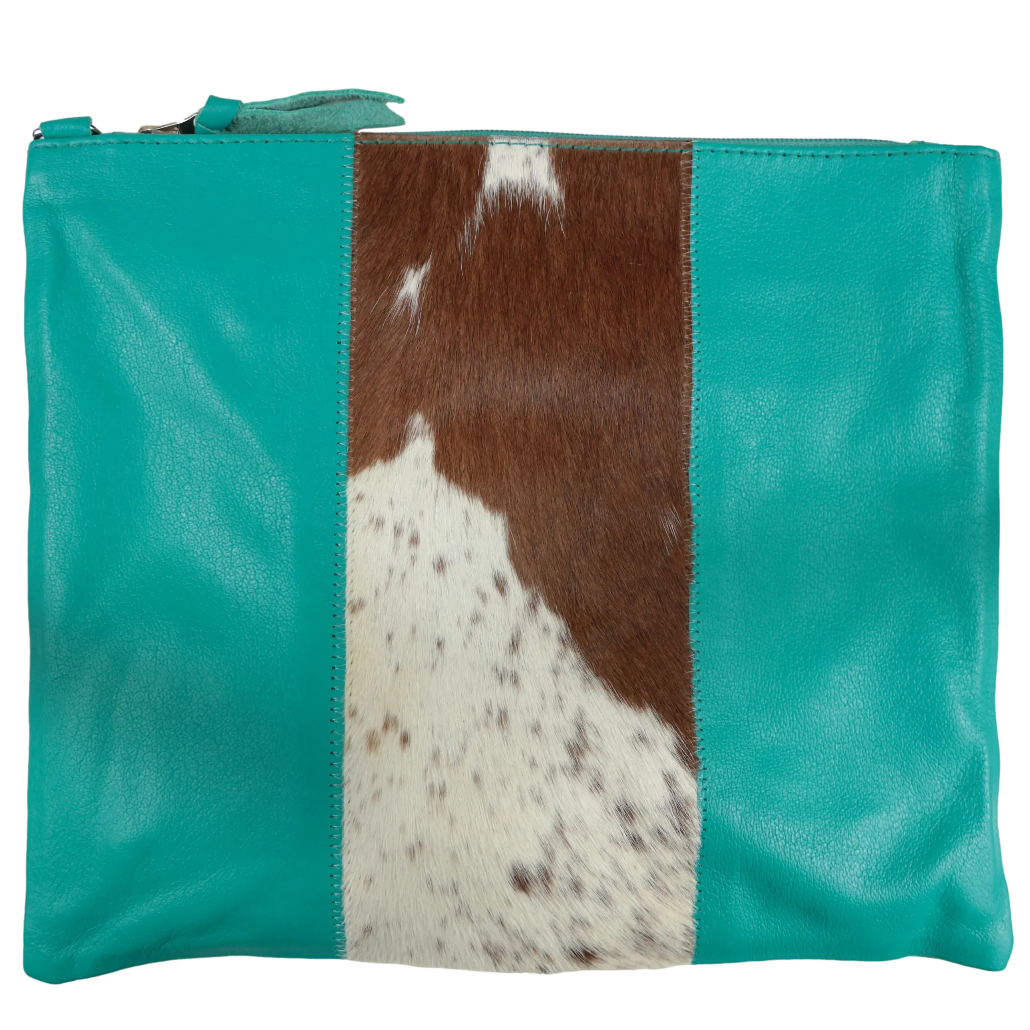 Fern Jumbo Clutch/Handbag - Teal