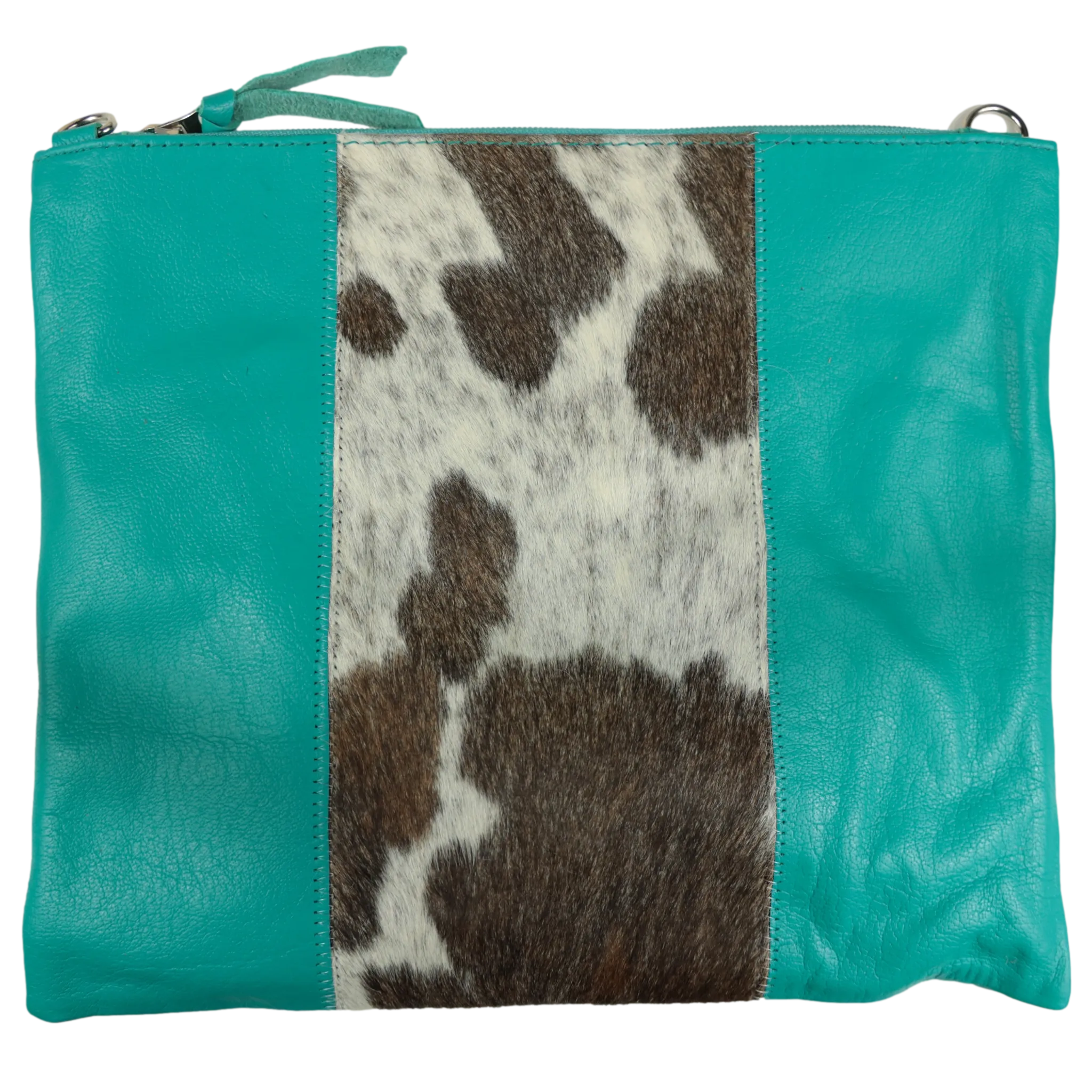 Fern Jumbo Clutch/Handbag - Teal