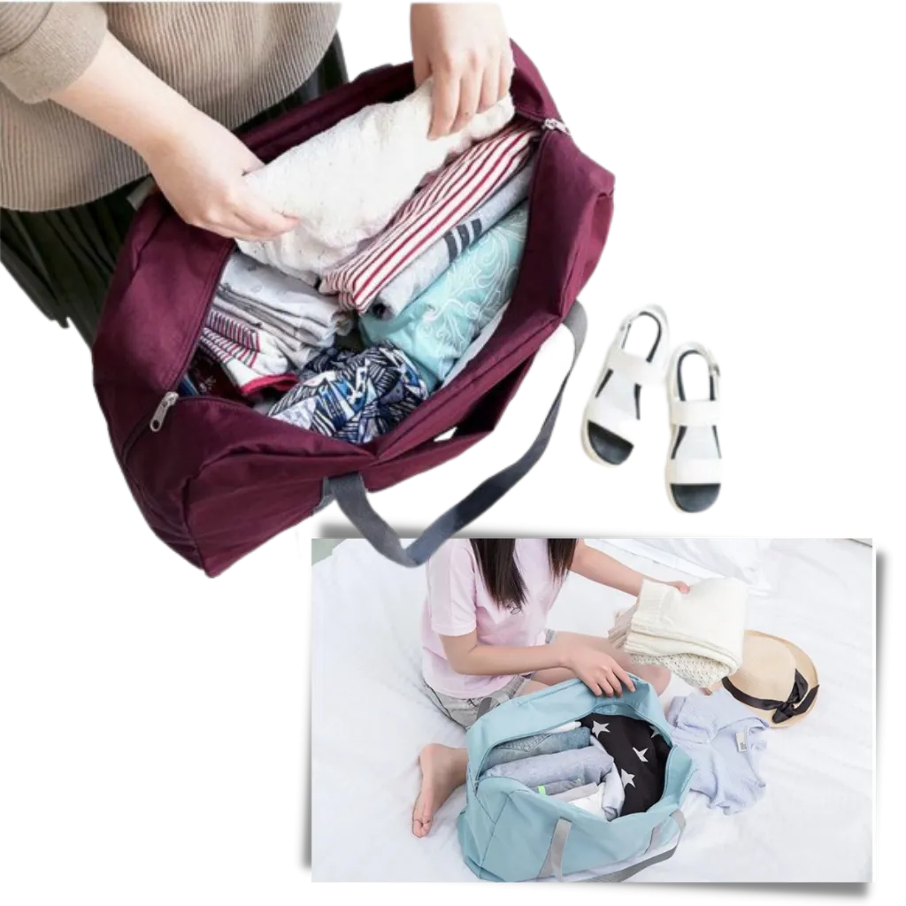 Foldable travel bag