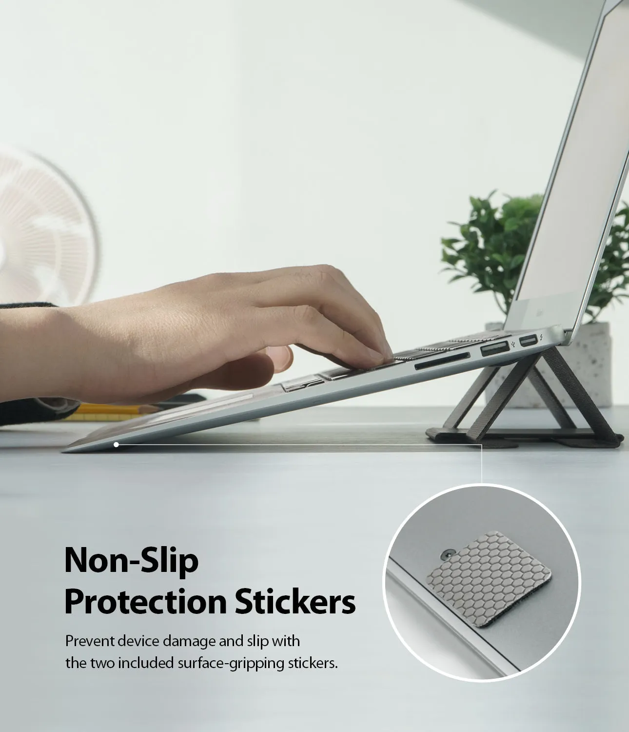 Folding Stand 2| Gray (Protection Sticker 2P)