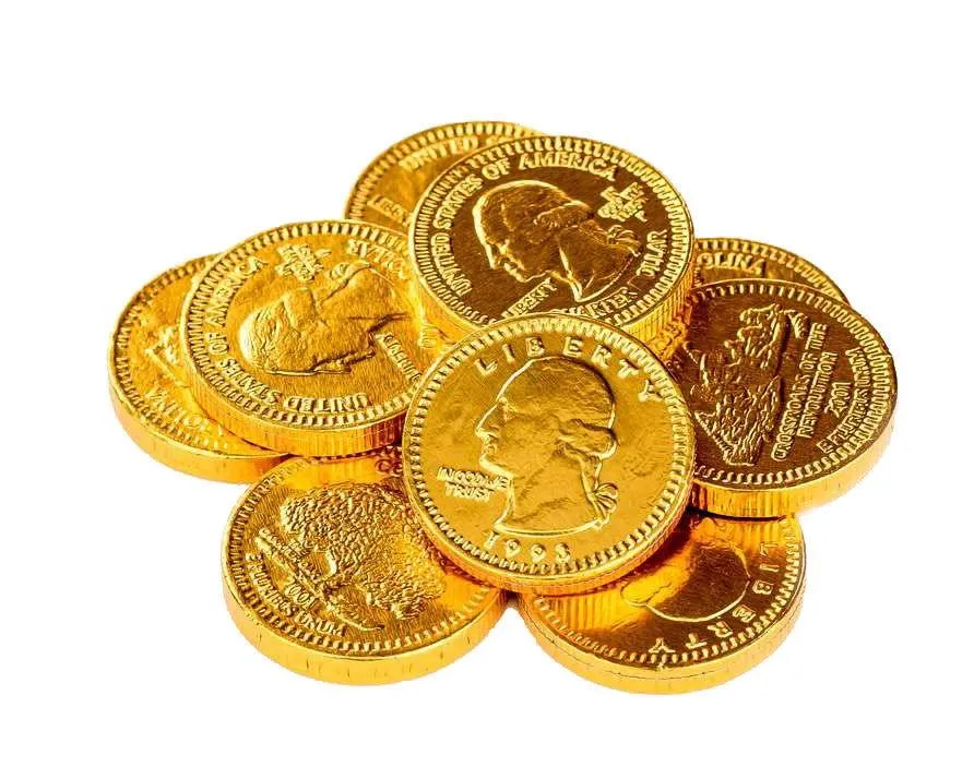 Fort Knox Milk Chocolate Gold Coin Bags