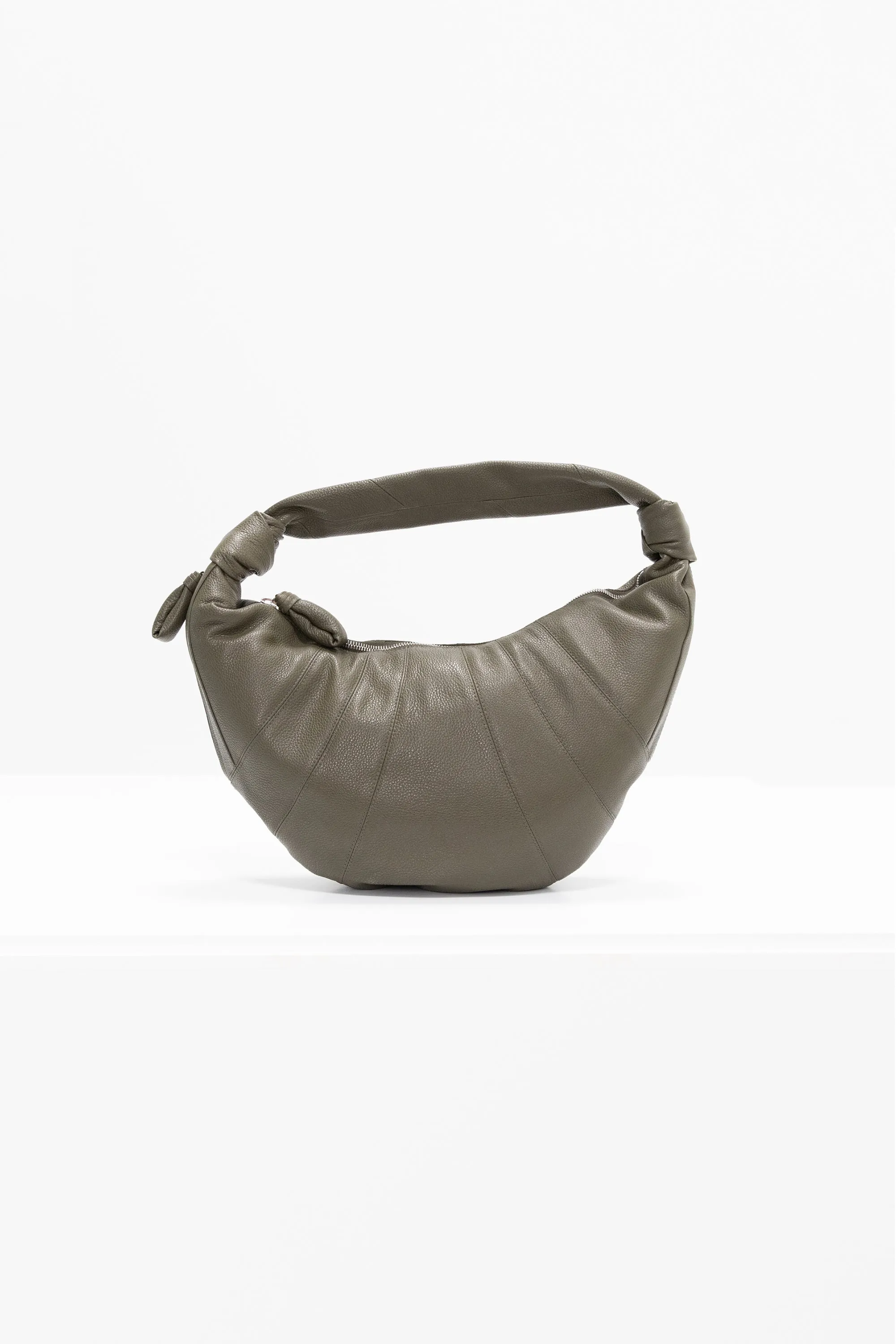 Fortune Croissant Bag, Dark Moss