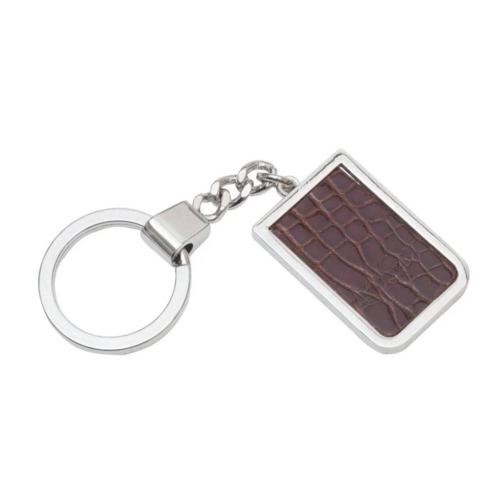 Genuine Alligator Key Ring