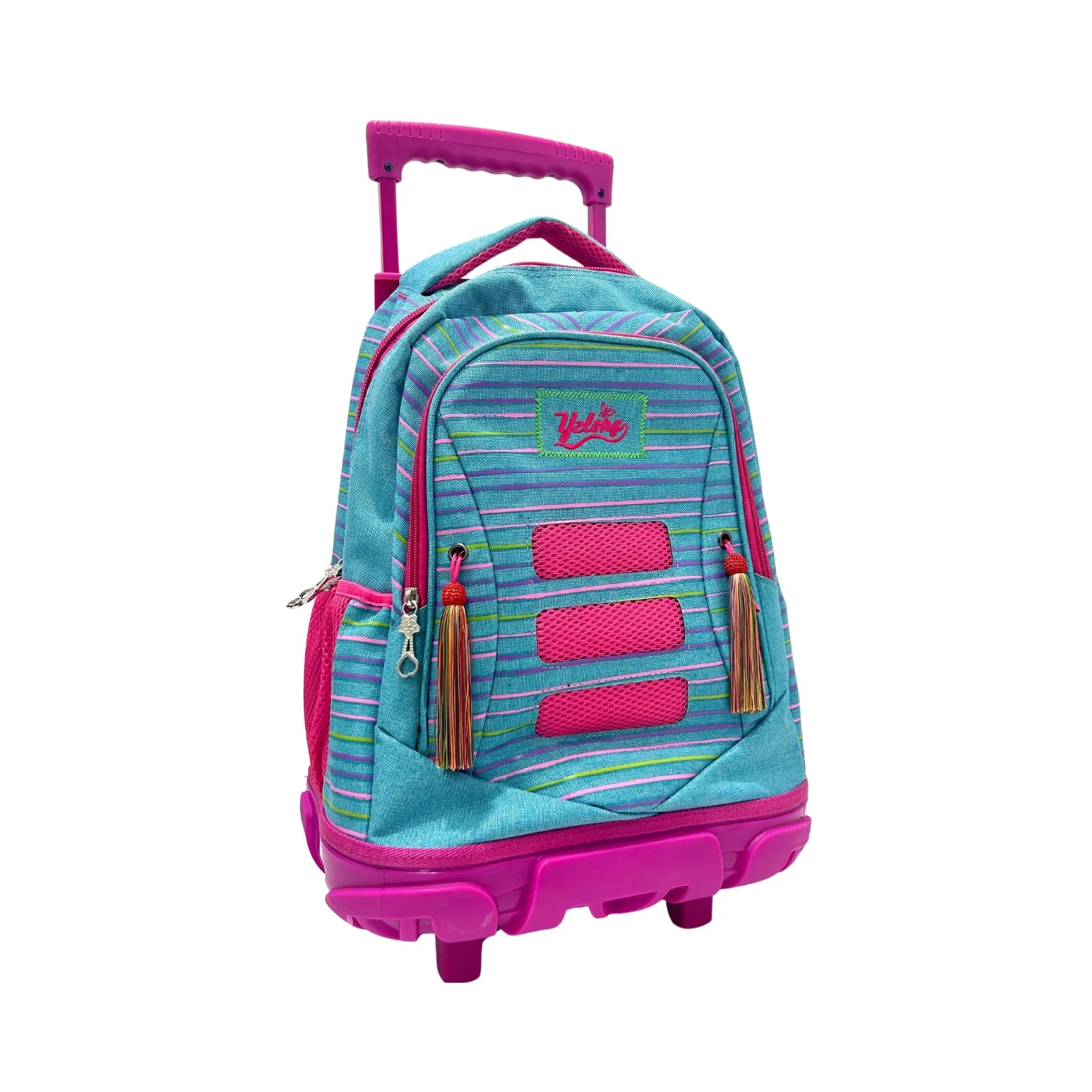 Girls 3-Piece Trolley Backpack Set