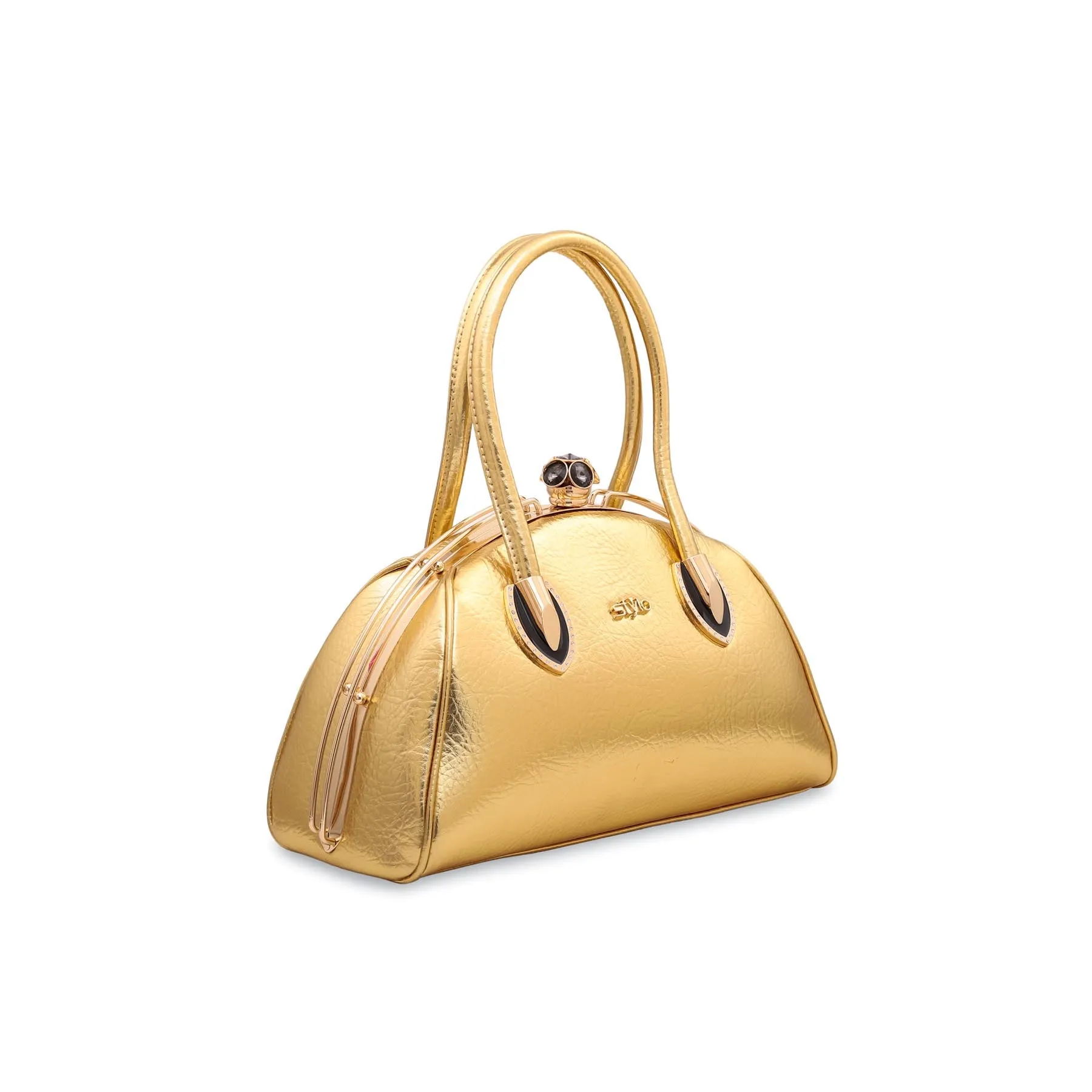 Golden Fancy Hand Bag P35836