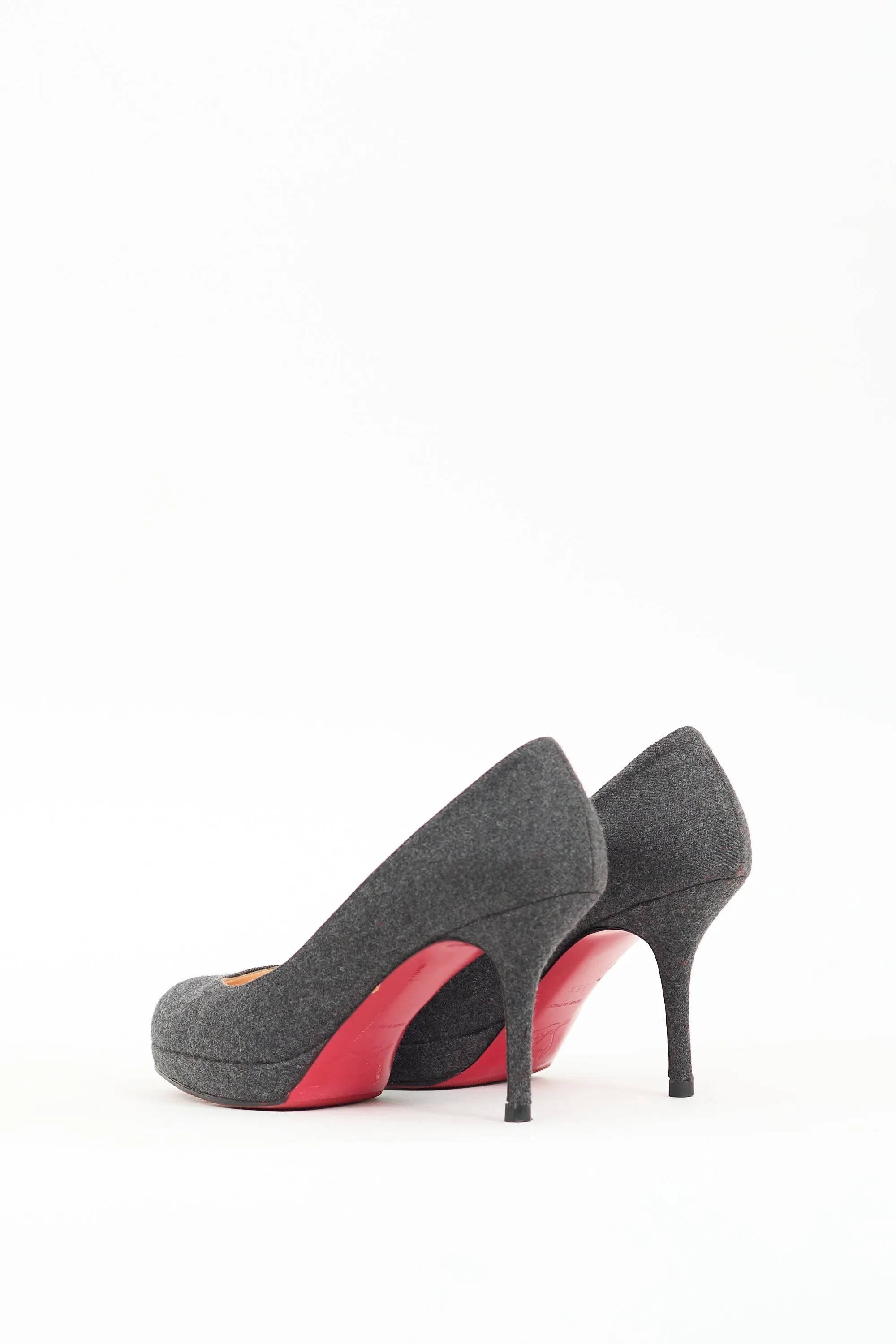 Grey Felt Prorata 90 Pump