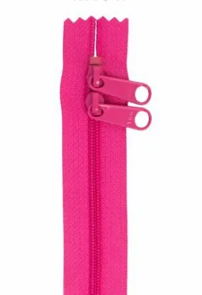 Handbag Zipper 30" Raspberry