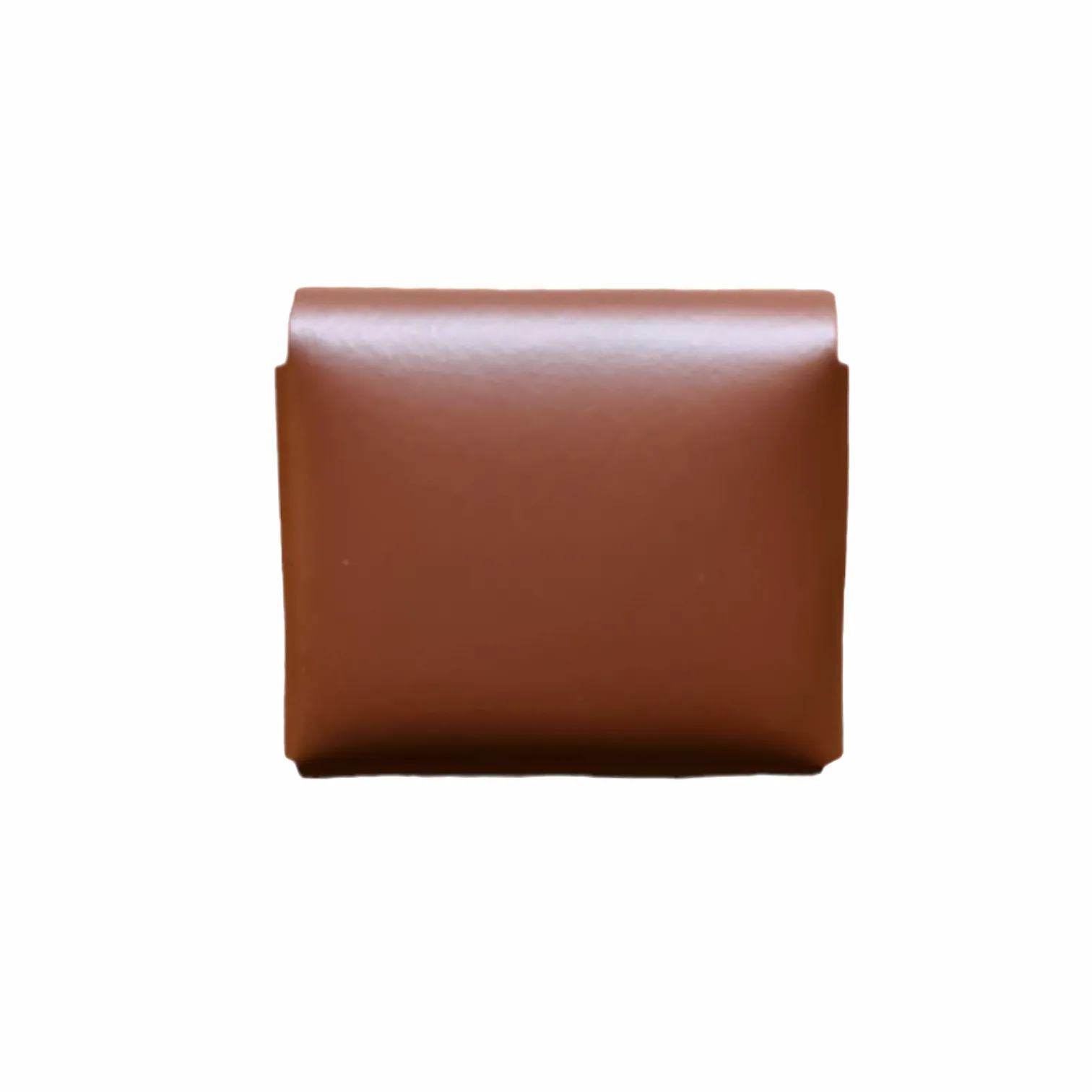 Handmade Leather Simple Coin Purse - Chestnut