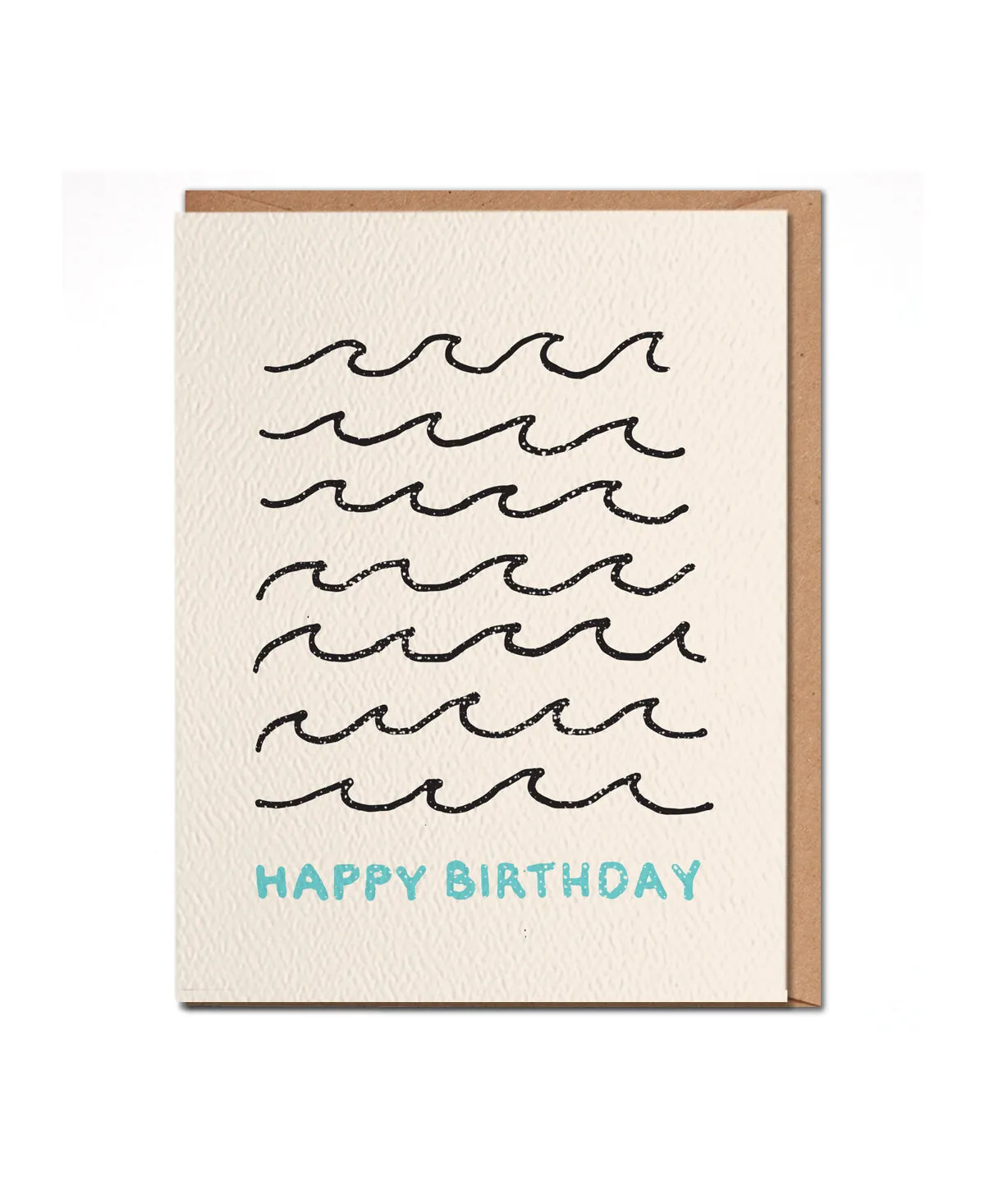 happy birthday wave card