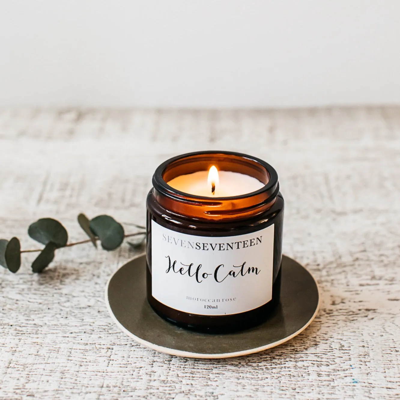 HELLO CALM / MOROCCAN ROSE 120ML CANDLE