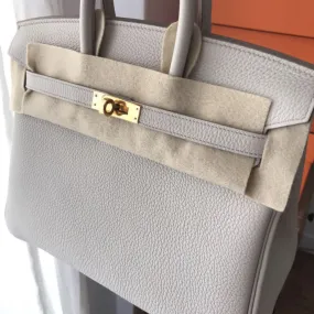 Hermès Birkin 25 Beton Togo Gold Hardware GHW