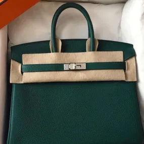 Hermès Birkin 25 Malachite Togo Palladium Hardware PHW