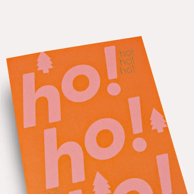 Ho Ho Ho Christmas Card by The Completist